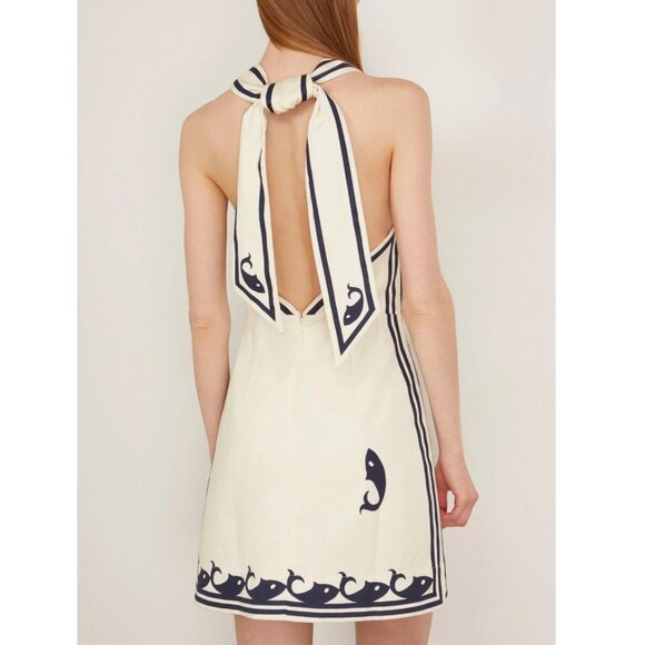 Alemais White Marine Mini Dress - Picture 5 of 14